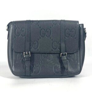 GUCCI 760234 GG JUMBO MD Jumbo GG Medium Messenger Bag Crossbody Shoulder Bag